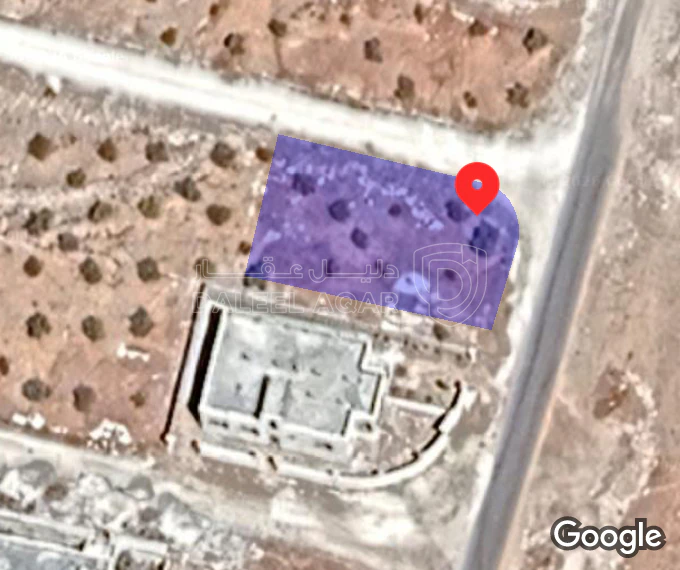 أرض في ارض للبيع شارعين قرية سالم عاليه مطله صخرية - 27,000 دأ - صورة 1