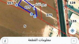 أرض في الموقر - رجم الشامي - شارع عمان التنموي  - 40,000 دأ - صورة NaN