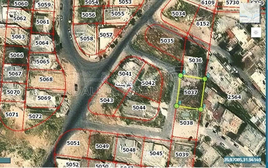 أرض في شارع راشد العقيلي - 50,000 دأ - صورة 1