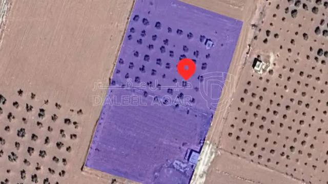 أرض في جرينه الغربي بالقرب من مسجد عباد الرحمن - 150,000 دأ - صورة 1