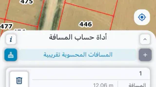 أرض - قطعه ارض قرب مطار المشتى حوض ١ الفج  ع شارع١٢م  - 13500 دأ