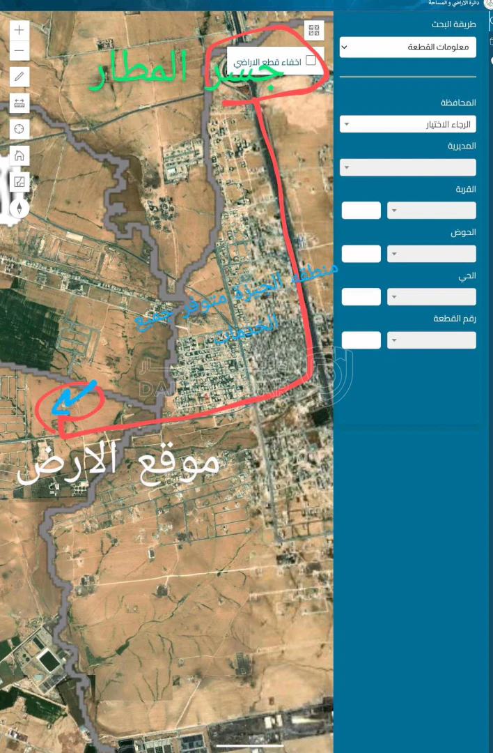أرض في زويزيا على شارعين - 9,500 دأ - صورة 1