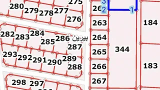 أرض في الزرقاء بيرين بجانب إسكان الداوود  - 166,000 دأ - صورة 1