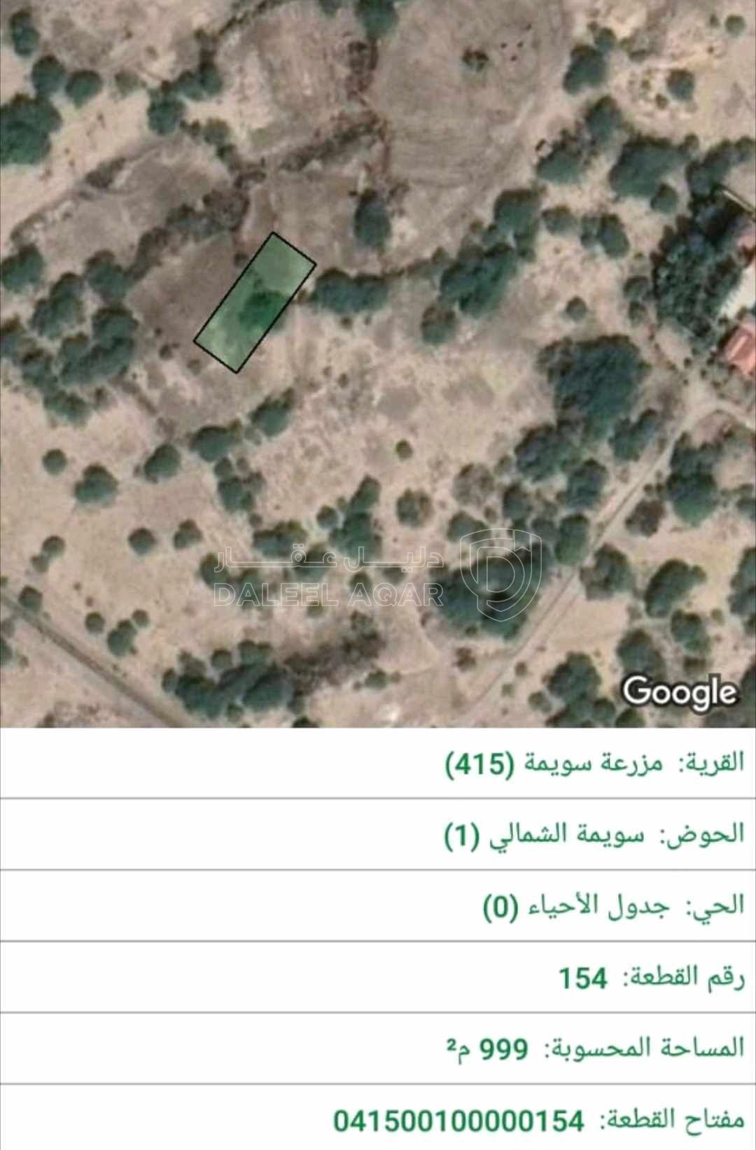 أرض في البحر الميت السويمه  قرب فندق رامادا و الكورنيش - 98,000 دأ - صورة 1