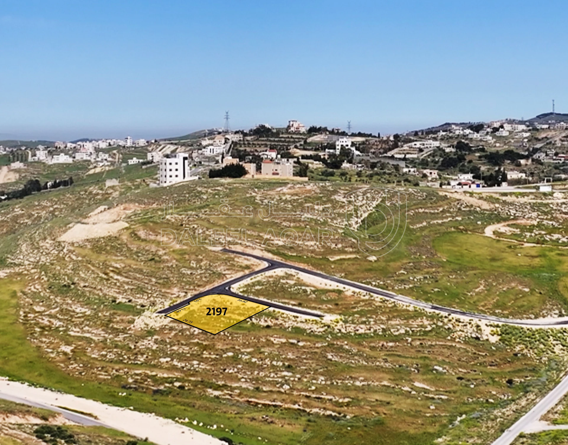 أرض في أرض سكنية للبيع في شفا بدران - زينات الربوع - 75,000 دأ - صورة 3
