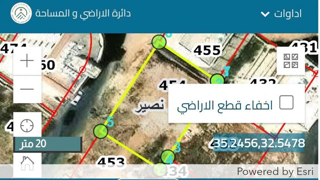 أرض في ارض بمنطقة ابونصير ام بطمة 8 على شارع الاردن - 124,000 دأ - صورة NaN