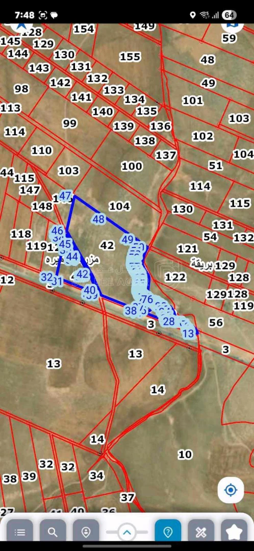 أرض في اربد النعيمه  - 12,500 دأ - صورة 1