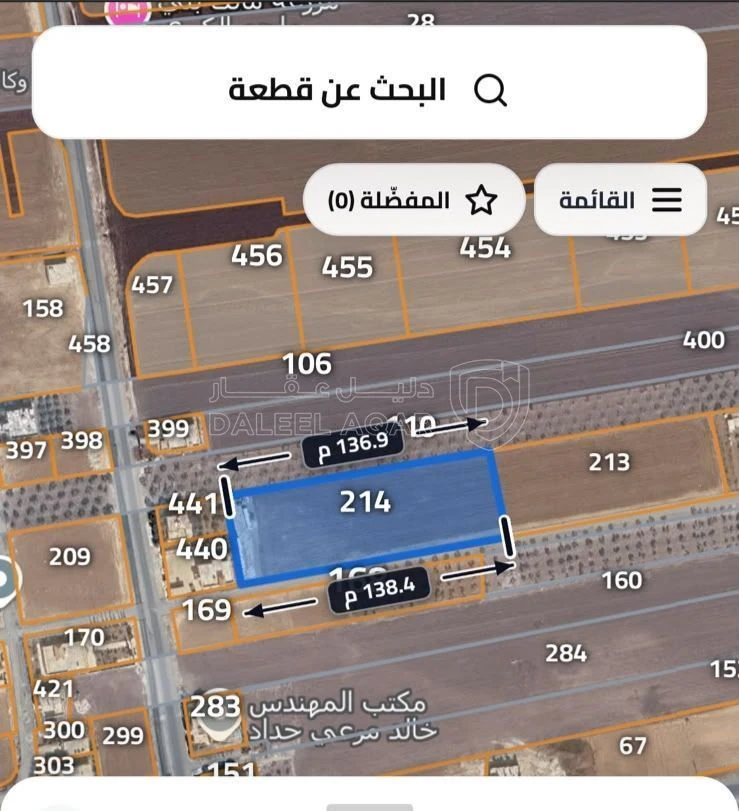 أرض في ارض زراعية مميزة تصلح لعمل مزرعة او بناء بيت  - 235,715 دأ - صورة 1