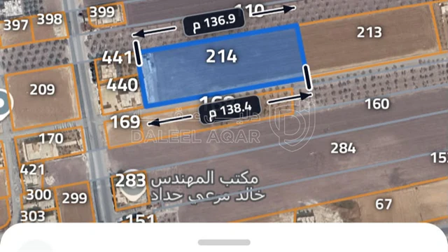 أرض - ارض زراعية مميزة تصلح لعمل مزرعة او بناء بيت  - 235715 دأ