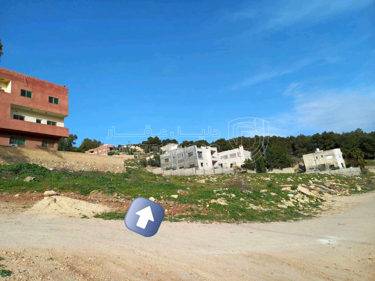 أرض في السرو قرب معسكر الحسين للشباب  - 65,000 دأ - صورة 1