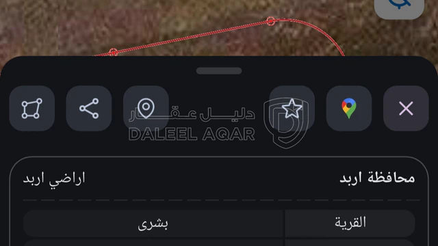 أرض في اربد . بشرى. خلف مخابز السنبلة - 112,000 دأ - صورة 1