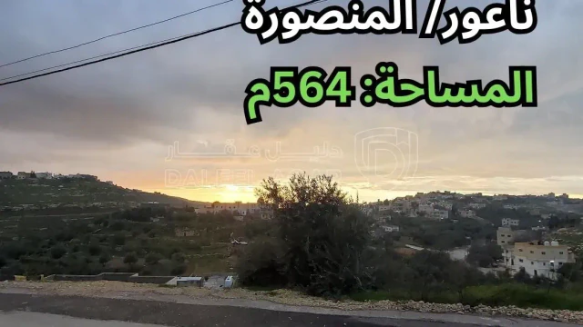 أرض في  ناعور/ المنصورة - قرب مسجد عائشة الكبير - 49,000 دأ - صورة 1