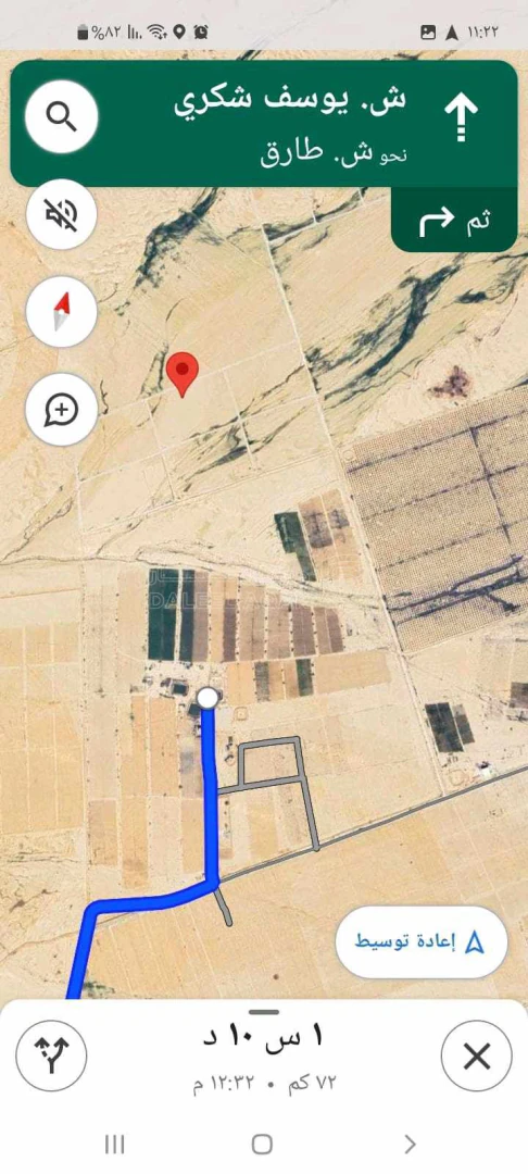 أرض في الجيزه مدخل ضبعة وضبيعة الحمام الشرقي - 5,800 دأ - صورة 1