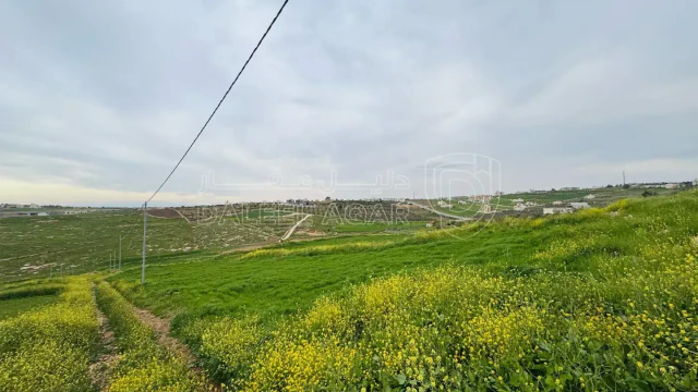أرض في اربد هام حوض البرانس / طريق البترول  - 140,000 دأ - صورة 1
