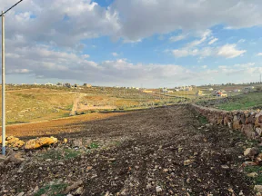 أرض في اربد هام حوض البرانس / طريق البترول  - 140,000 دأ - صورة NaN