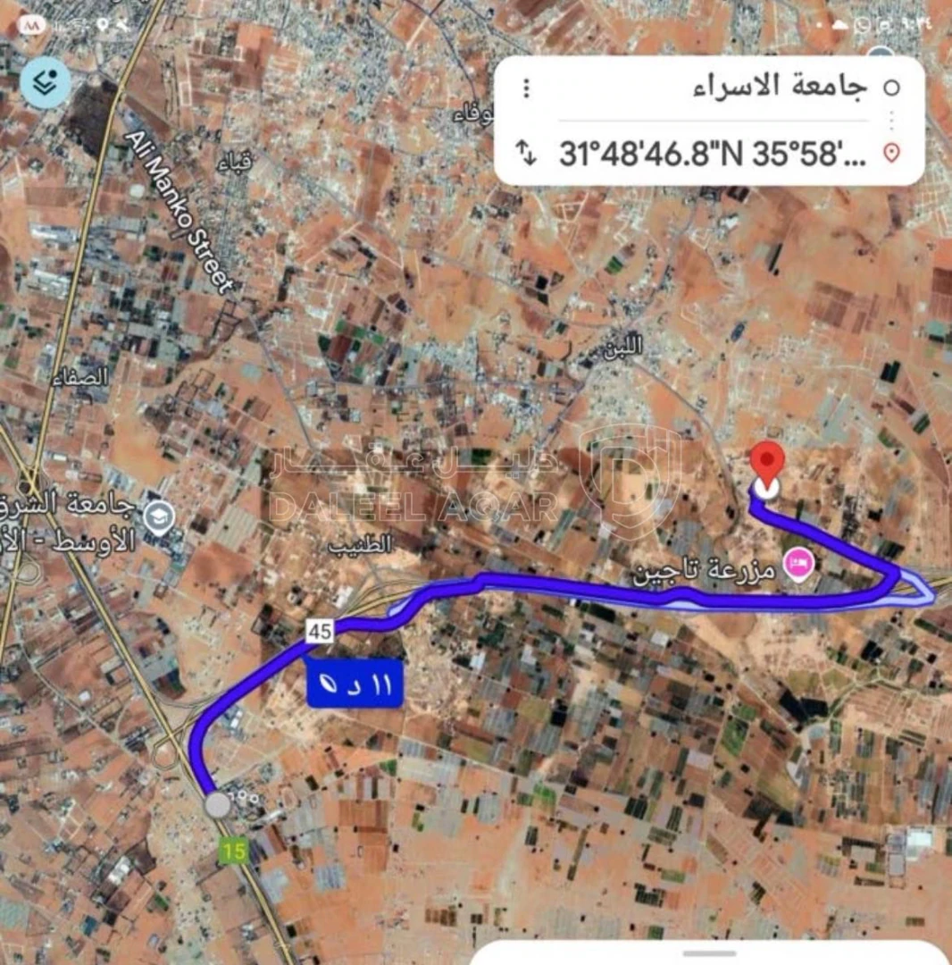أرض في قطعة ارض جنوب عمان اللبن ٦٠٠ م  - 30,000 دأ - صورة 1