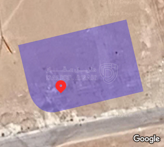 أرض في مقابل جسر المطار مباشر شارع الخدمات طريق المطار - 297,000 دأ - صورة 1