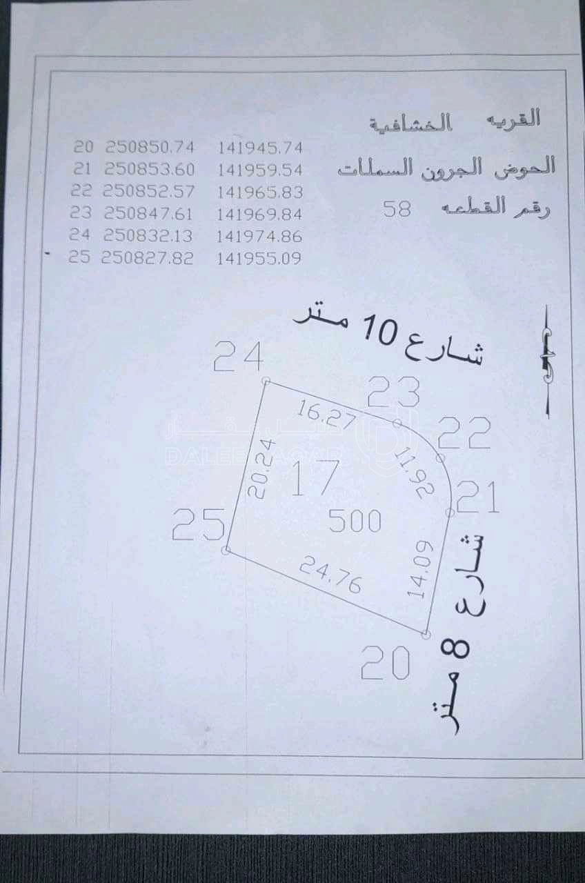 أرض في شارع عمان التنموي  - 20,000 دأ - صورة 1