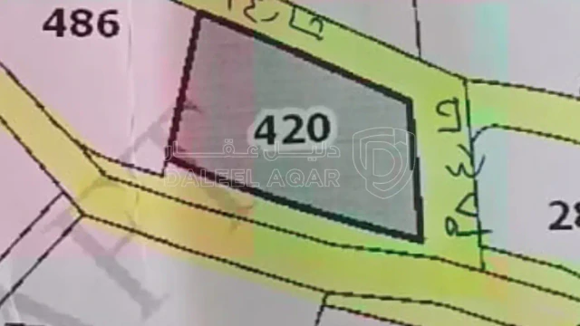 أرض - ماحص حي البساتين - 140000 دأ
