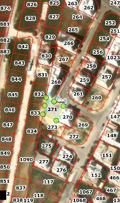 أرض في البنيات حوض مرج الفلاح  - 140,000 دأ - صورة 1