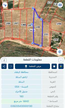 أرض - السلط الميسة خلف الترخيص - 310000 دأ