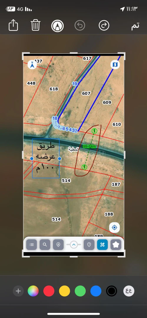 أرض في الموقر، على الطريق المؤدي للاستاد الرياضي الجديد - 560,000 دأ - صورة 5