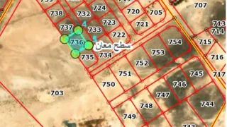 أرض - خلف مزرعة الشيخ ابو سلطان الرواد مقابل طريق ايل - 2000 دأ