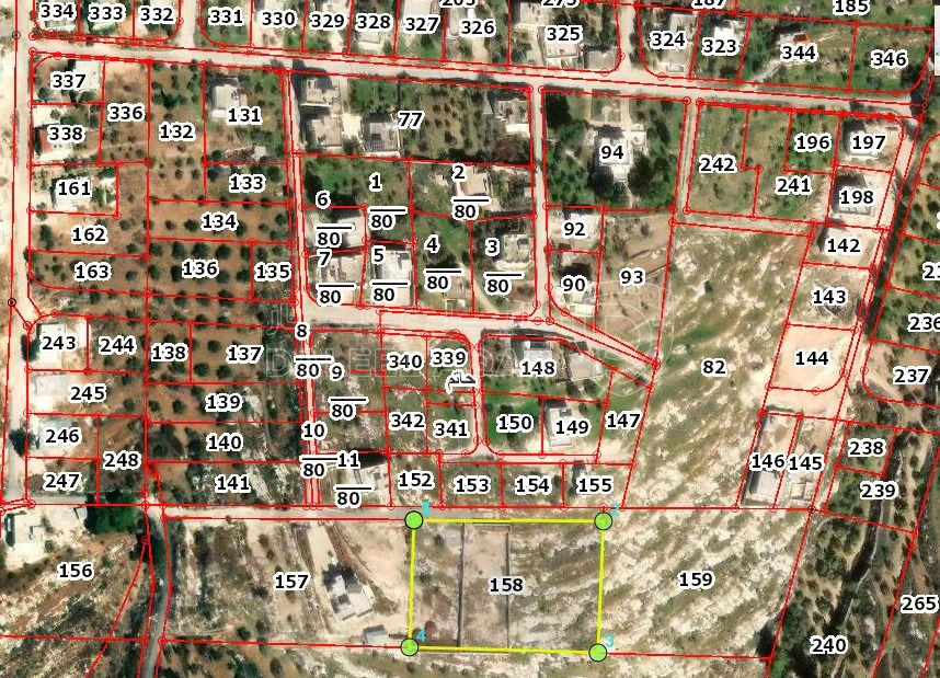 أرض في اربد منطقة حاتم - 45,000 دأ - صورة 1