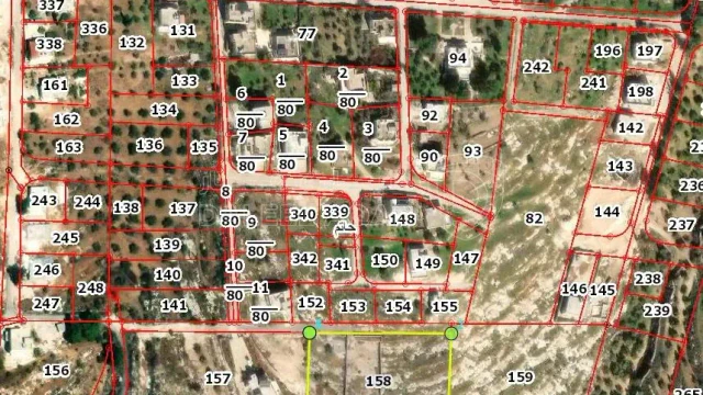 أرض في اربد منطقة حاتم - 45,000 دأ - صورة 1