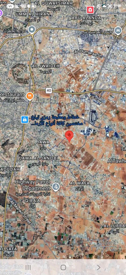 أرض في للبيع ارض مساحتها دنم خريبه السوق  - 65,000 دأ - صورة 1