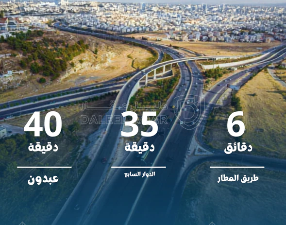 أرض في شارع المطار - 77,000 دأ - صورة 1