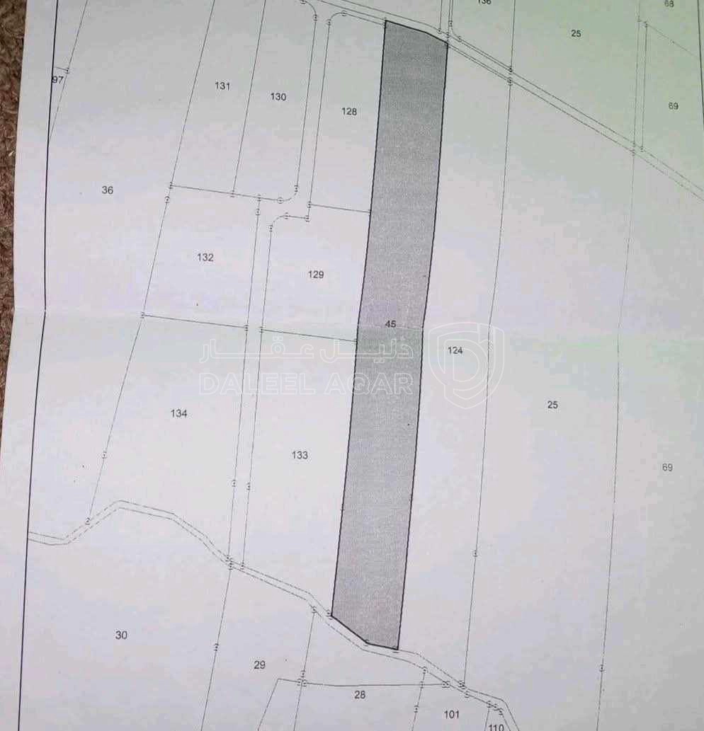 أرض في على شارع الستين على قرية الدوقرا - 160,000 دأ - صورة 1