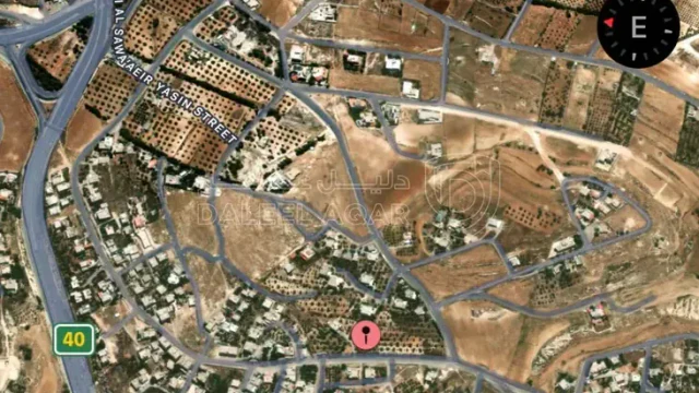 أرض في ارض في ناعور مساحة 777 م سكن ب على شارعين - 38,000 دأ - صورة 1