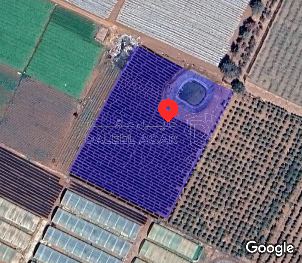 أرض في ارض زراعية مساحة 5 دونم منطقة الجبيل خلف كنج أكادي - 25,000 دأ - صورة 1