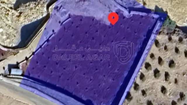 أرض - ارض زراعيه مزروعا باحدث الطرق - 110000 دأ