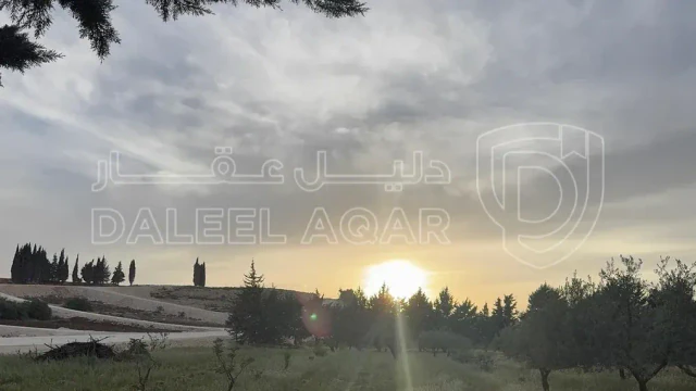 أرض في بلعاس - يبعد 6 دقائق عن طريق المطار  - 195,000 دأ - صورة 1