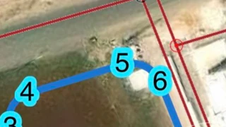 أرض - ارض منيزة على ثلاث شوارع - 1000000 دأ