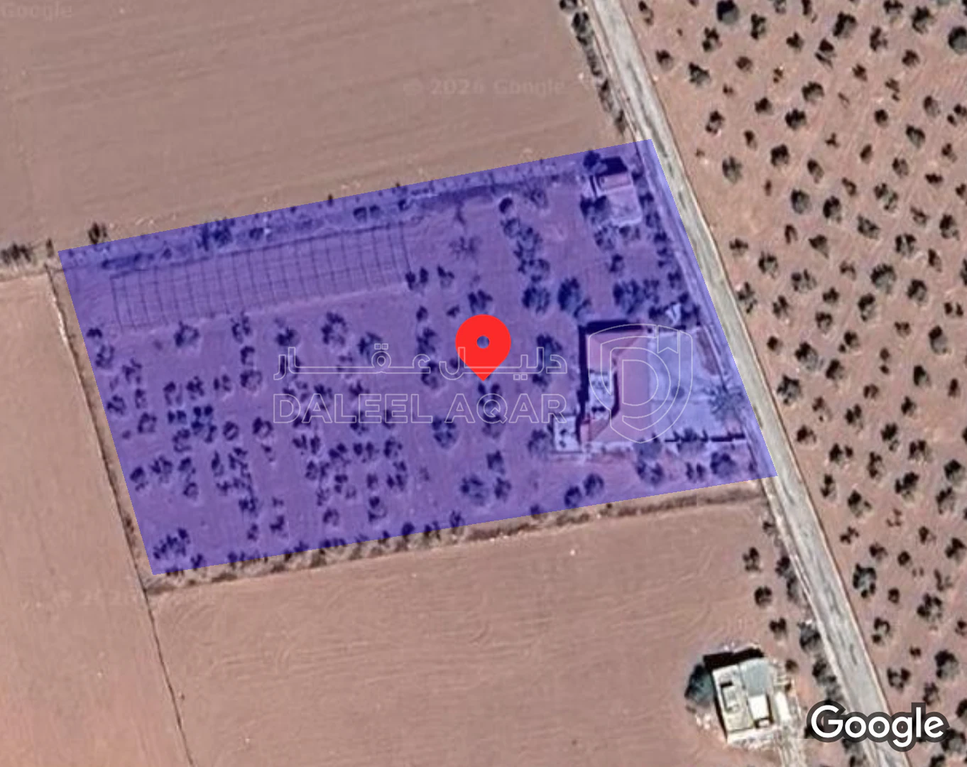 مزرعة/شاليه في قرب الجامعه المانية  - 350,000 دأ - صورة 1