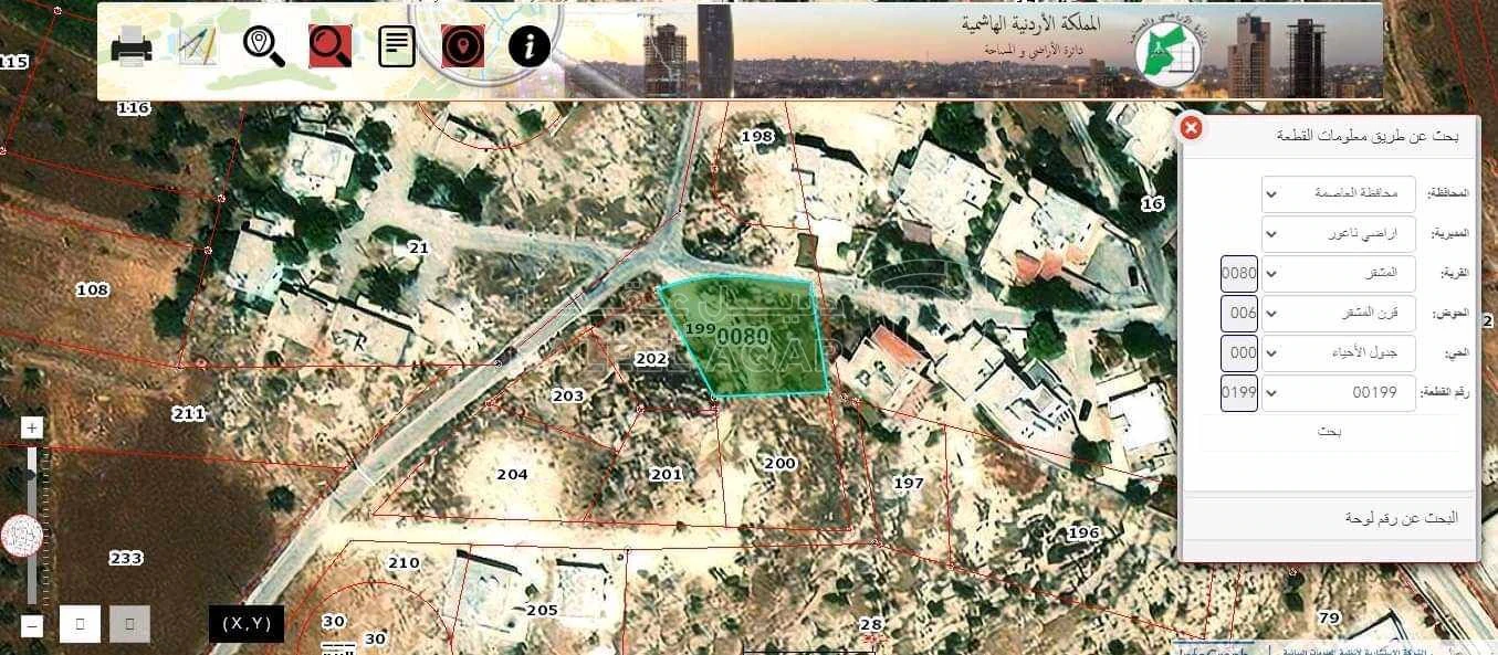 أرض في حسبان، المشقر، قرب مدرسة المشقر الثانوية للبنين  - 26,000 دأ - صورة 1
