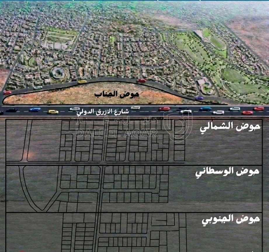 أرض في العاصمة عمان الموقر المديسيسات حوض الشمالي مدينة ع - 22,000 دأ - صورة 1