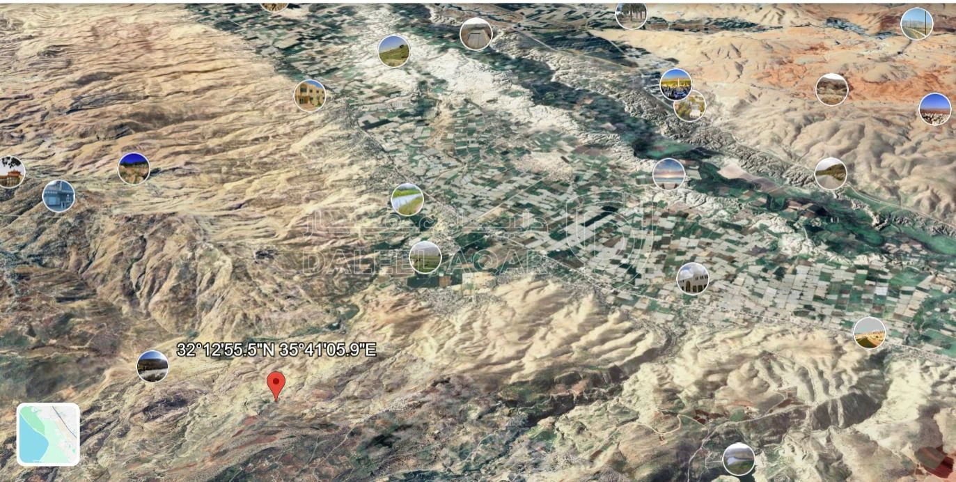 أرض في ارض للبيع عجلون راجب مطل ع السلط وفلسطين - 51,000 دأ - صورة 2