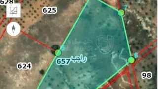أرض في ارض للبيع عجلون راجب مطل ع السلط وفلسطين - 51,000 دأ - صورة 1
