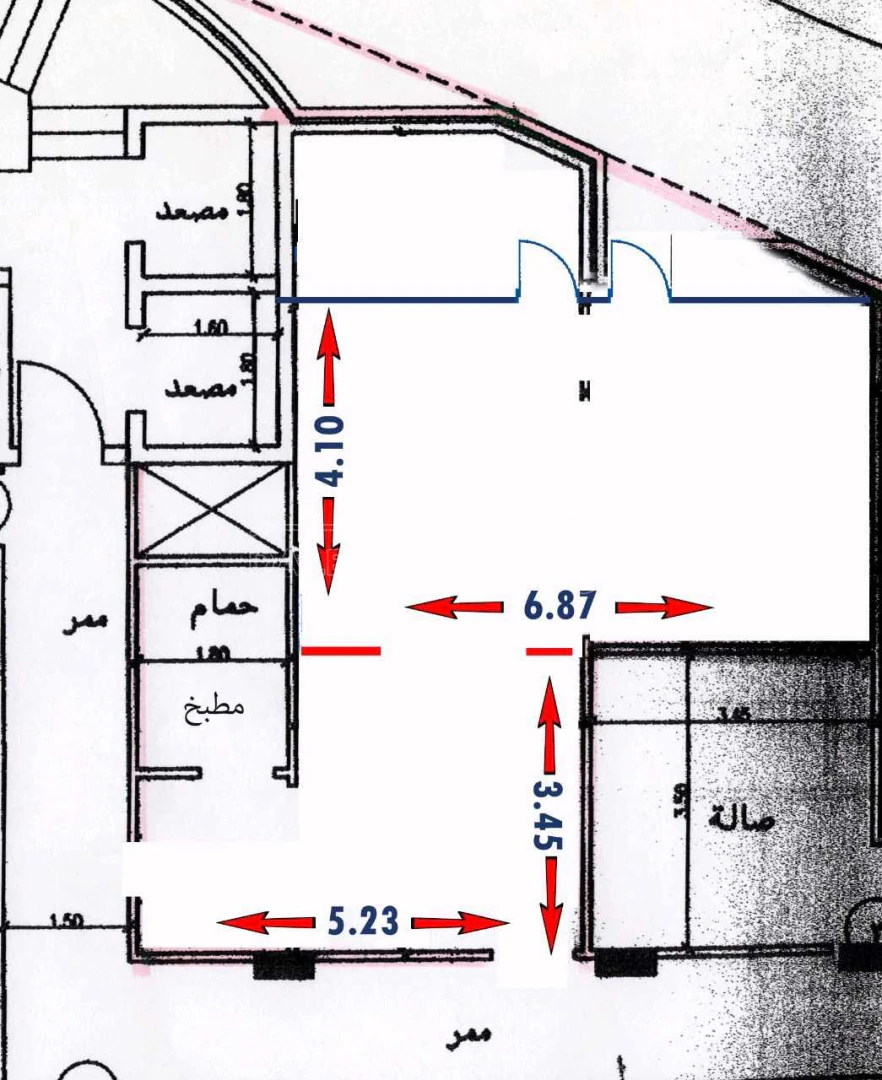 مكتب/تجاري في  بجانب السيفوي، عمارة ابو الهوى - 67,000 دأ - صورة 1