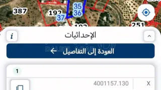 أرض في زرقاء رجم الشوك  - 45,000 دأ - صورة 1
