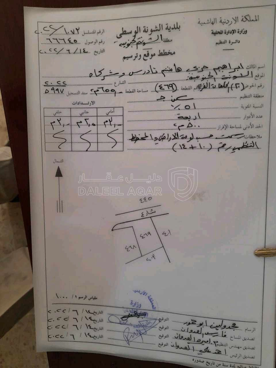 أرض في غور نمرين ..الرامة  - 45,000 دأ - صورة 1