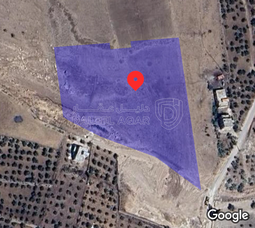 أرض في اربد جمحا غرب الترخيص - 23,000 دأ - صورة 1