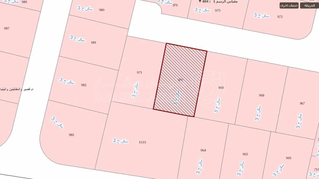 أرض في عمان البنيات - 135,000 دأ - صورة 1