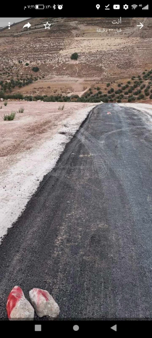 أرض في ارض 500 متر في الكمشة  - 29,500 دأ - صورة 1