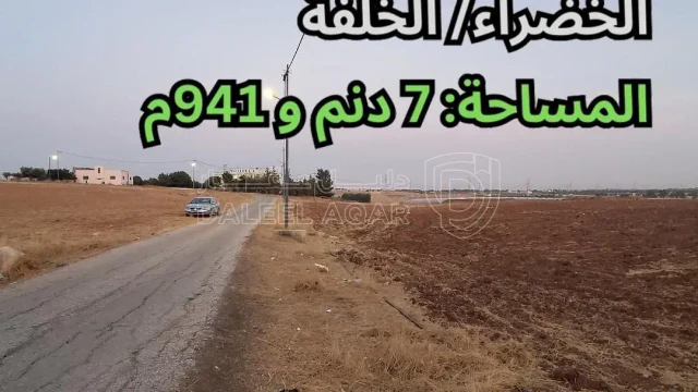 أرض - الخضراء -الخلفة - 238230 دأ