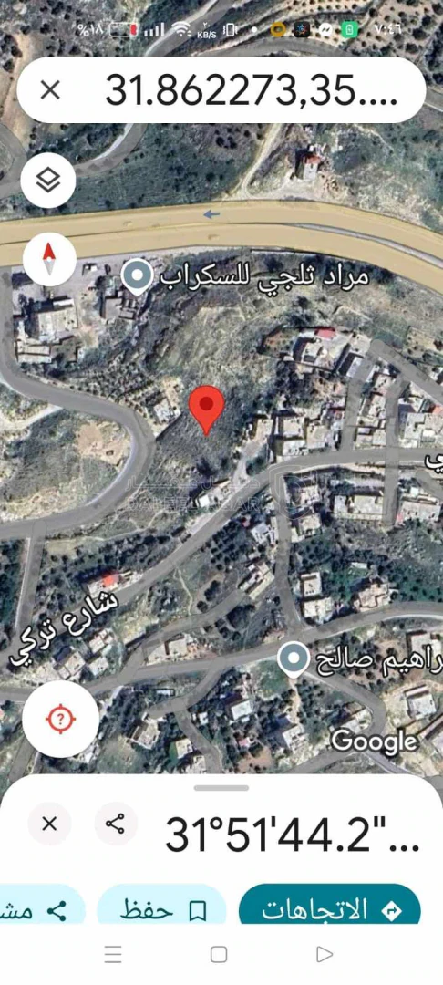 أرض في عمان ناعور زبود وسيل الحسبان - 28,000 دأ - صورة 1